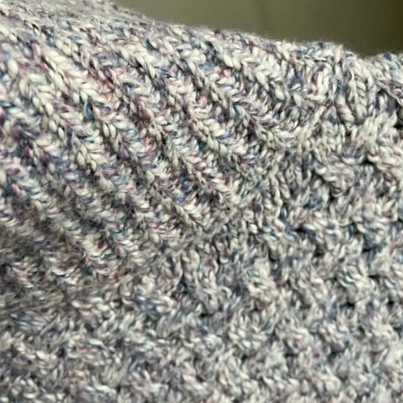 ✨ La Vie Rebecca Taylor Cozy Spacedye Lilac Sweater – Size Large ✨ - Picture 7 of 7